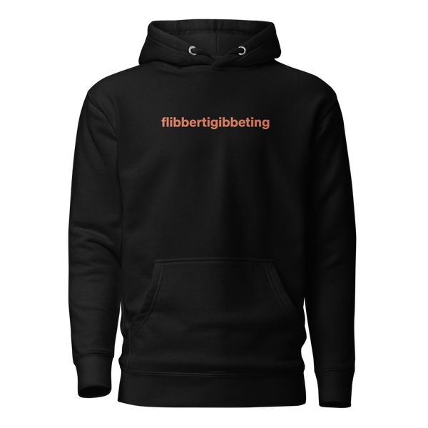 Flibbertigibbeting Pullover Hoodie - Black