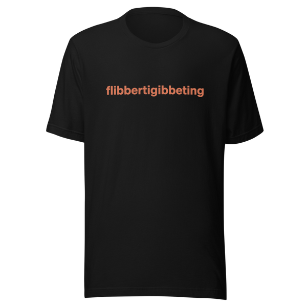 Flibbertigibbeting Tee - Black