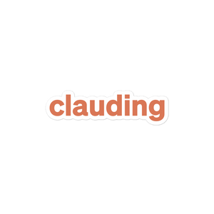 Clauding Sticker