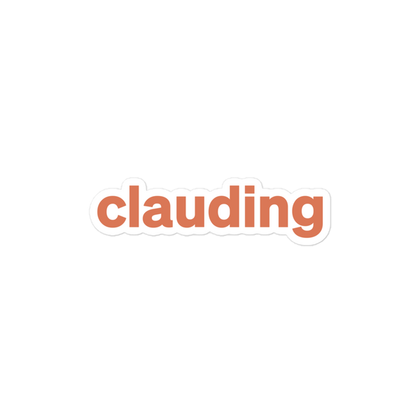 Clauding Sticker