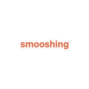 Smooshing Sticker